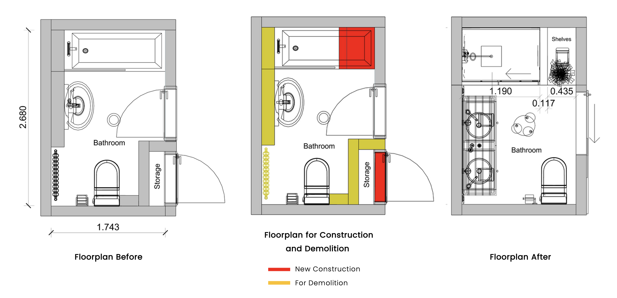 Vintage meets Contemporary Bathroom — image 2